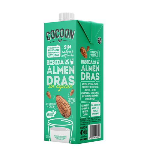 Leche de Almendras Cocoon sin Azúcar x 1 l