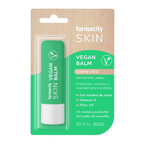 Protector Labial Farmacity Skin Vegano x 4,5 g