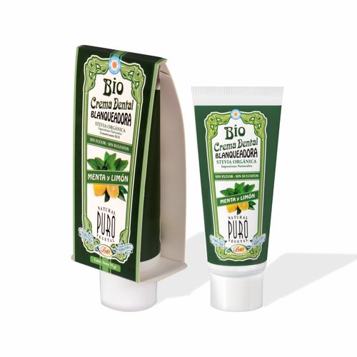Bio Pasta Dental Boti-k Puro Blanqueadora Menta y Limón x 75 g