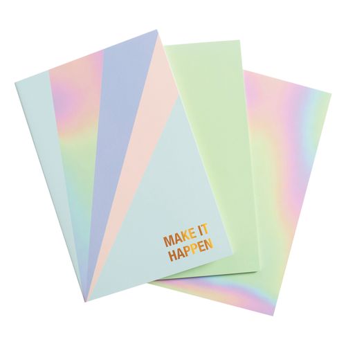 Cuaderno Simplicity Tapa Blanda Multicolor x 3 un