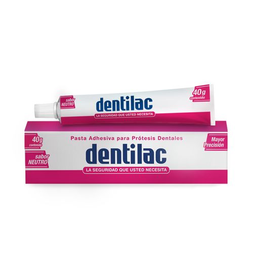 Adhesivo Dental Dentilac sin Sabor Pomo x 40 g