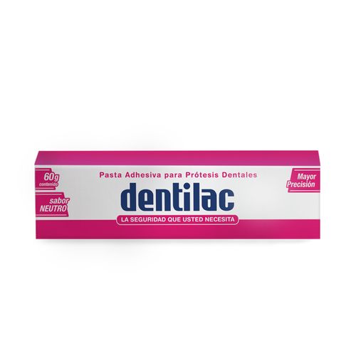 Adhesivo Dental Dentilac sin Sabor Pomo x 60 g