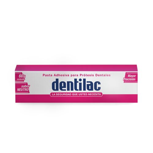 Adhesivo Dental Dentilac sin Sabor Pomo x 60 g