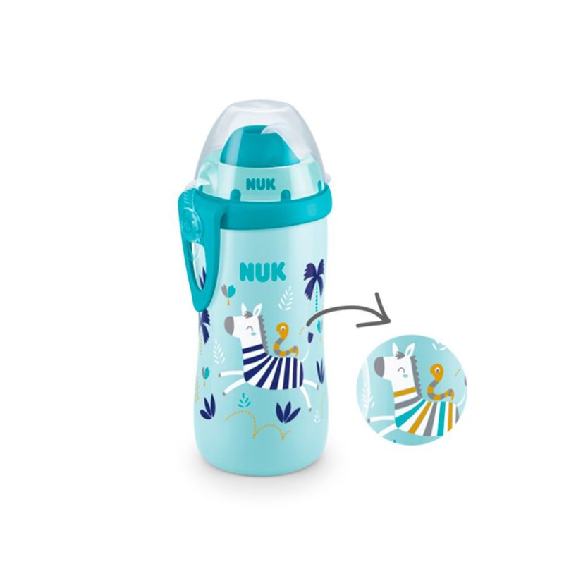vaso-nuk-flexi-cup-efecto-camaleon-y-sorberte-de-silicona-azul-x-300-ml