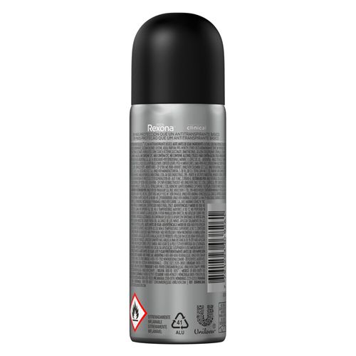 Desodorante Antitranspirante Rexona Clinical Clean Men en Aerosol x 55 ml