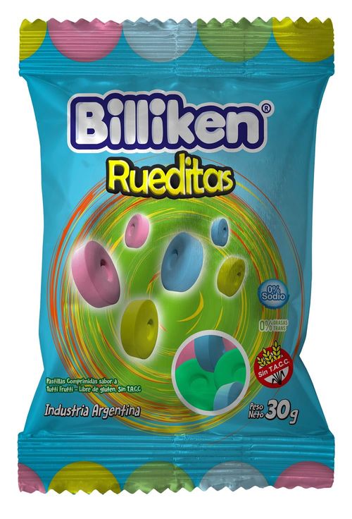 Rueditas Billiken X 30 g