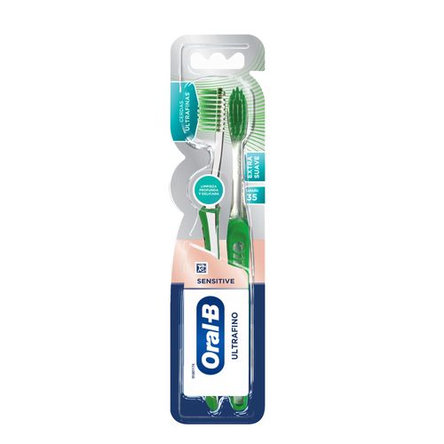 Cepillo Dental Oral-B Sensitive Ultrafino Extra Suave x 2 un