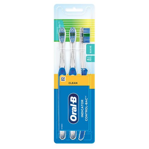 Cepillo Dental Oral-B Indicator Control-Bac 40 x 3 un