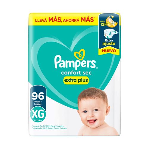 Pañales Pampers Confort Sec Plus JumboPack