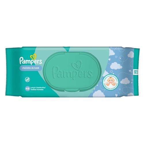 Toallitas Húmedas Pampers Limpieza Completa Aroma de Bebé x 48 un