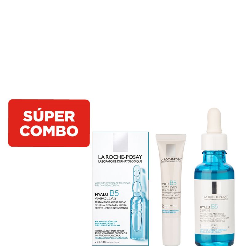 Combo La Roche Posay Antiedad Hyalu B5 Anti Edad