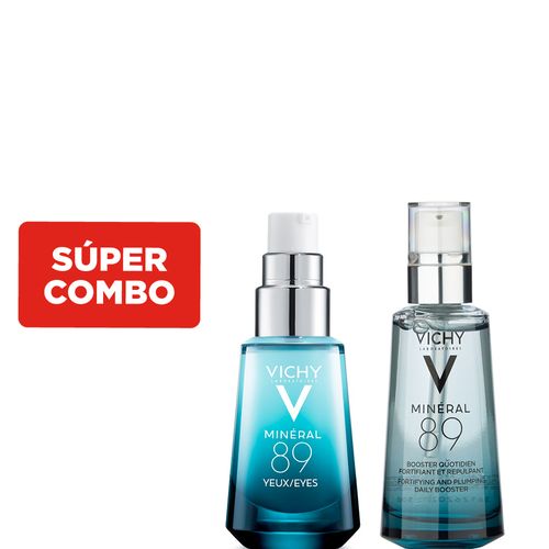 Combo Vichy Mineral 89 Hidratante Rostro y Ojos