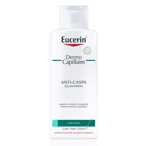 Shampoo Gel Anticaspa Eucerin DermoCapillaire para Dermatitis Seborreica x 250 ml