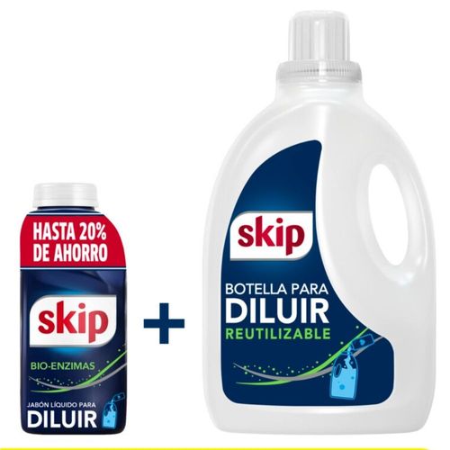Jabón Líquido Skip Bio Enzimas Diluible Botella 3 l x 500 ml