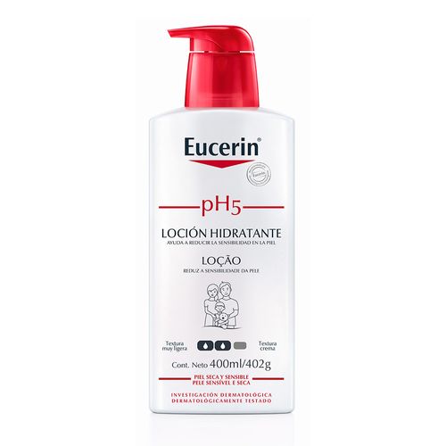 Loción Corporal Hidratante pH5 Eucerin para Piel Seca y Sensible x 400 ml