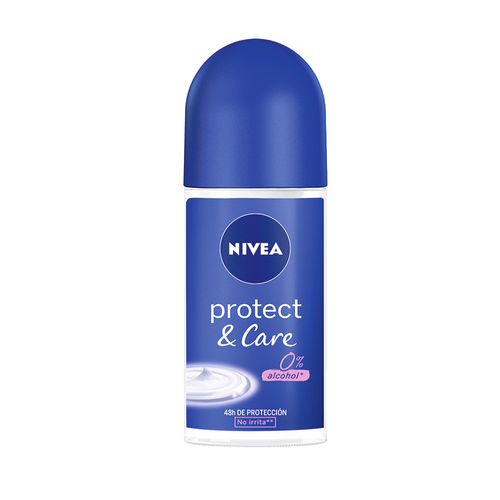 Desodorante Femenino Nivea Protect & Care Roll On x 50 ml