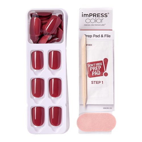 Uñas Postizas Press on Impress Color Ready Or Not