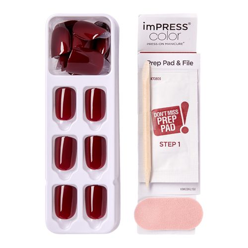 Uñas Postizas Press on Impress Color Baby Rhy So Blue