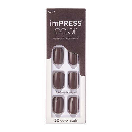 Uñas Postizas Press on Impress Color Graytitude