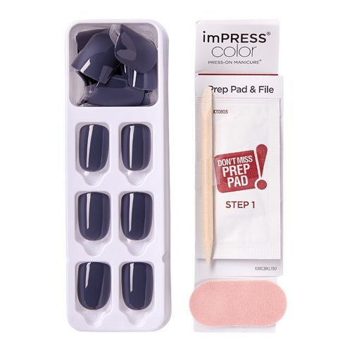 Uñas Postizas Press on Impress Color Graytitude