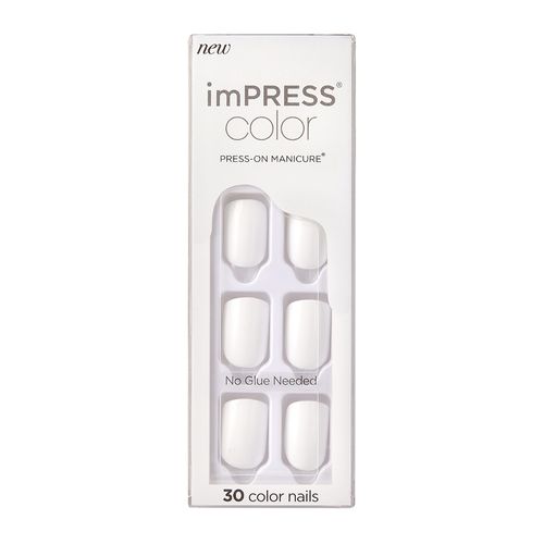 Uñas Postizas Press on Impress Color All Black