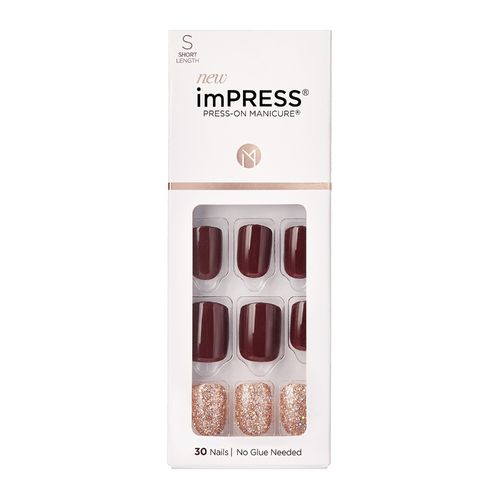 Uñas Postizas Press on Impress Color Point Pink