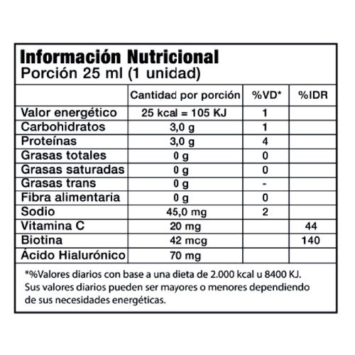Suplemento Nutricional Goodskin Extreme Collagen Bebible x 15 un
