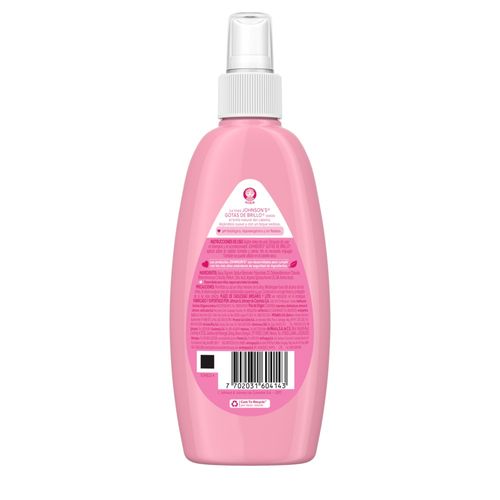 Spray para Peinar para Niños Johnson's Baby Gotas de Brillo x 200 ml