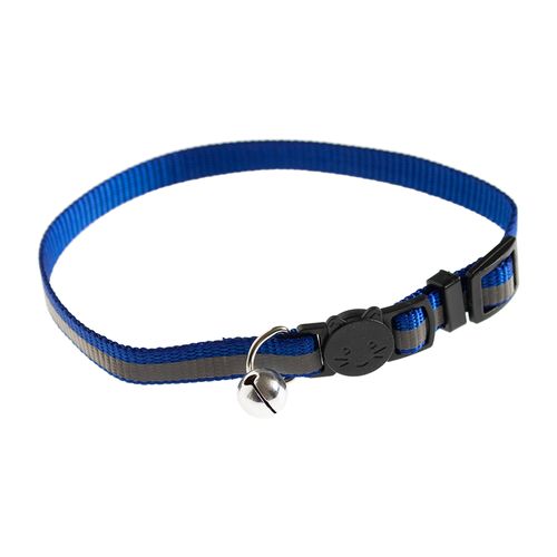 Collar Reflectivo Para Gatos Simplicity Pet Azul