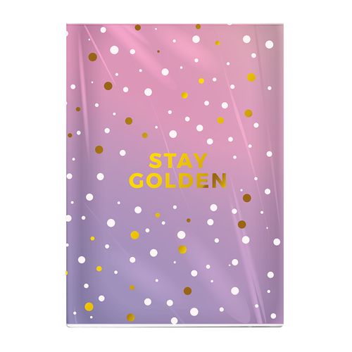 Cuaderno Simplicity Cosido Stay Golden