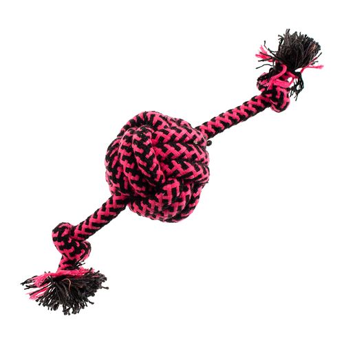 Juguete Mascotas Simplicty Pet Soga Doble Punta Fucsia