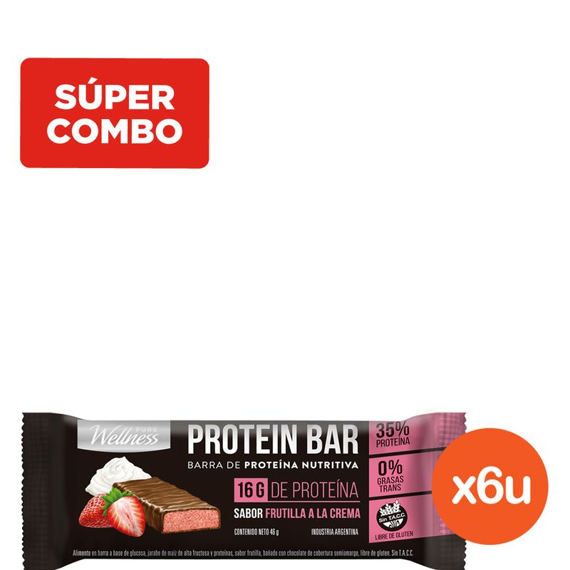 combo-barra-proteiica-pure-wellness-frutilla-a-la-crema-x-46-g-x-6-un