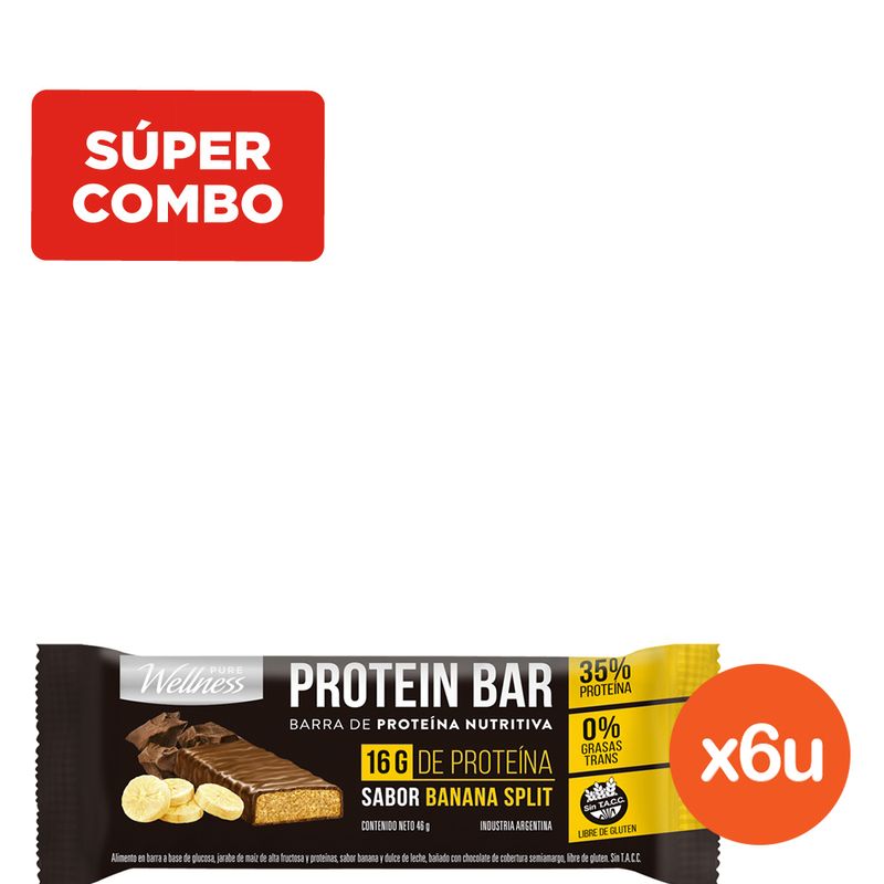 combo-barra-proteiica-pure-wellness-banana-split-x-46-g-x-6-un