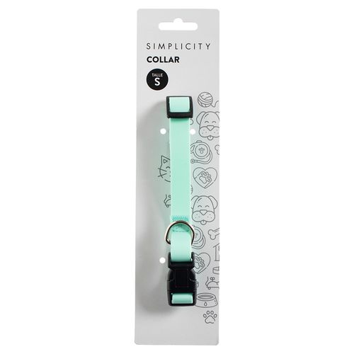 Collar Mascota Simplicity Pet Talle S Aqua