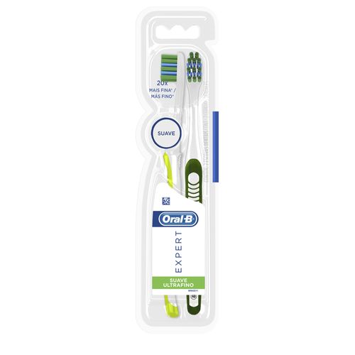 Cepillo Dental Oral B Expert Suave Ultrafino x 2 un