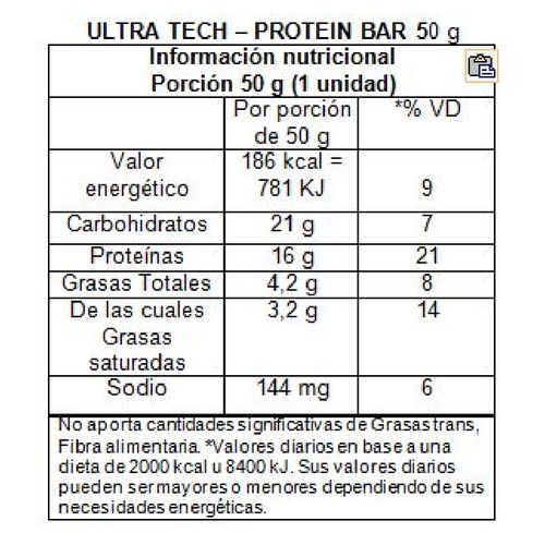 Protein Bar sabor frutilla yogurt x 12un x 50 gr c/u