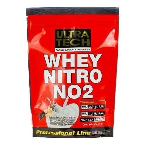 Suplemento dietario Whey Nitro No2 sabor vainilla x 454 gr