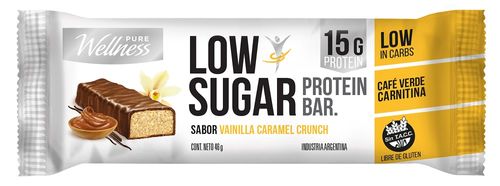 Barra Protéica Pure Wellness Low Sugar Vainilla x 45 g