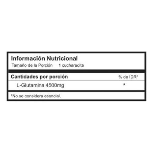 Suplemento Dietario Glutamine x 150 gr