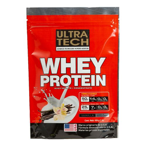 Suplemento dietario Ultra Whey Pro sabor vainilla x 454 gr