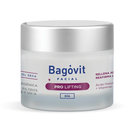 Crema Antiarrugas Reafirmante Bagóvit Facial Pro Lifting Día Piel Seca x 55 g