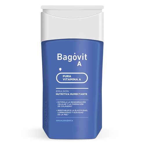 Emulsión Corporal Bagóvit A Nutritiva Humectante x 120 g