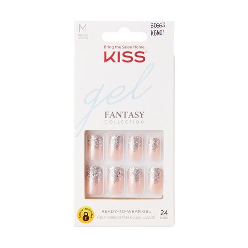 Uñas Postizas Glue On Kiss Gel Fantasy Fanciful