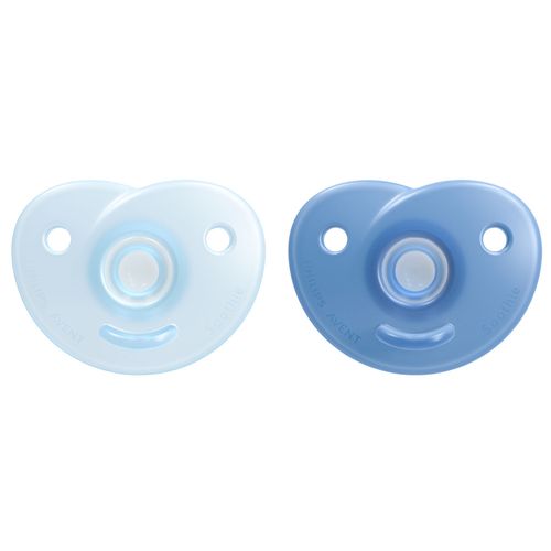 Chupetes Avent Soothies Azul 0-6 M x 2 un