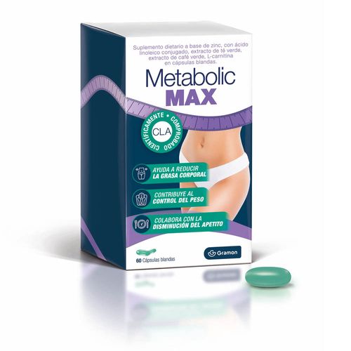 Suplemento Dietario Metabolic Cla Max x 60 caps