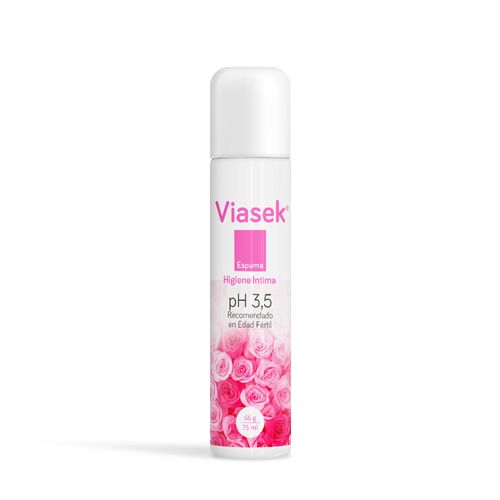 Espuma de Higiene Diaria Viasek pH 3.5 x 75 ml