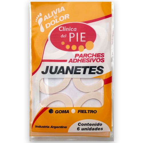 Protectores Clinica del Pie Juanetes Goma x 6 un