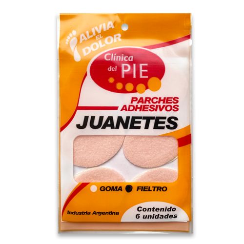 Parche fieltro protector juanetes x 6 un