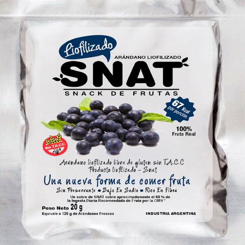 Frutas Liofilizados Snat Arándanos x 20 g