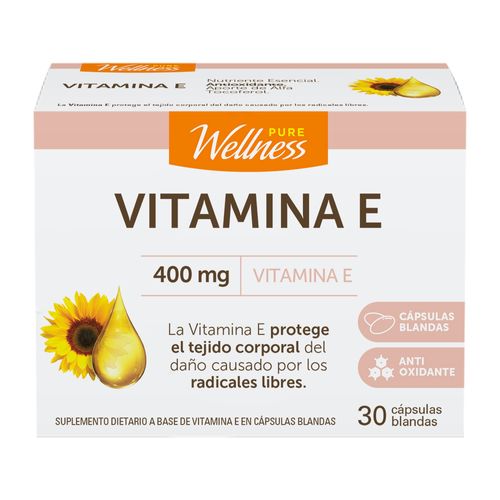 Suplemento Dietario Pure Wellness Vitamina E x 30 caps